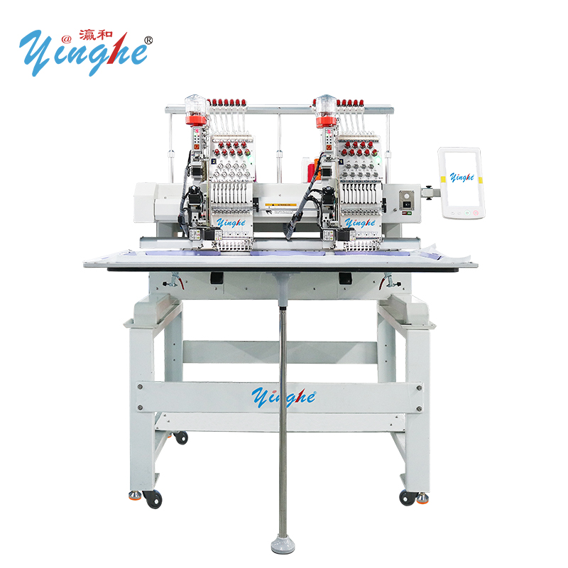 Twin Bead 2 Head 9 Needles Computerized Bead Embroidery Machine